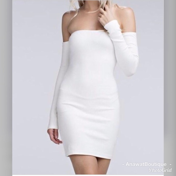 Knit Wasn't Me Off-the-Shoulder Dress - Picture 3 of 8