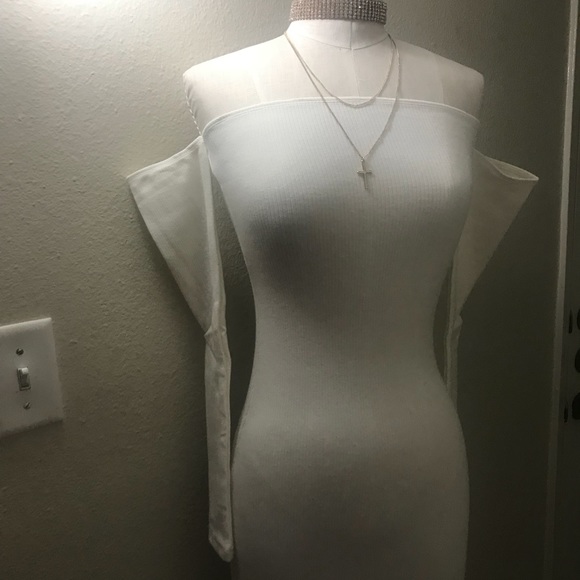 Knit Wasn't Me Off-the-Shoulder Dress - Picture 8 of 8