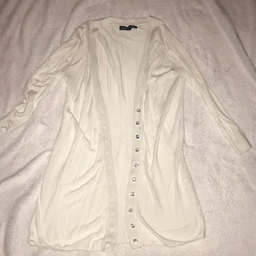 White Cardigan