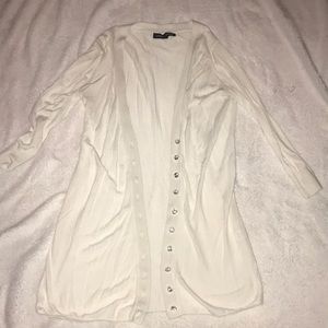 White Cardigan