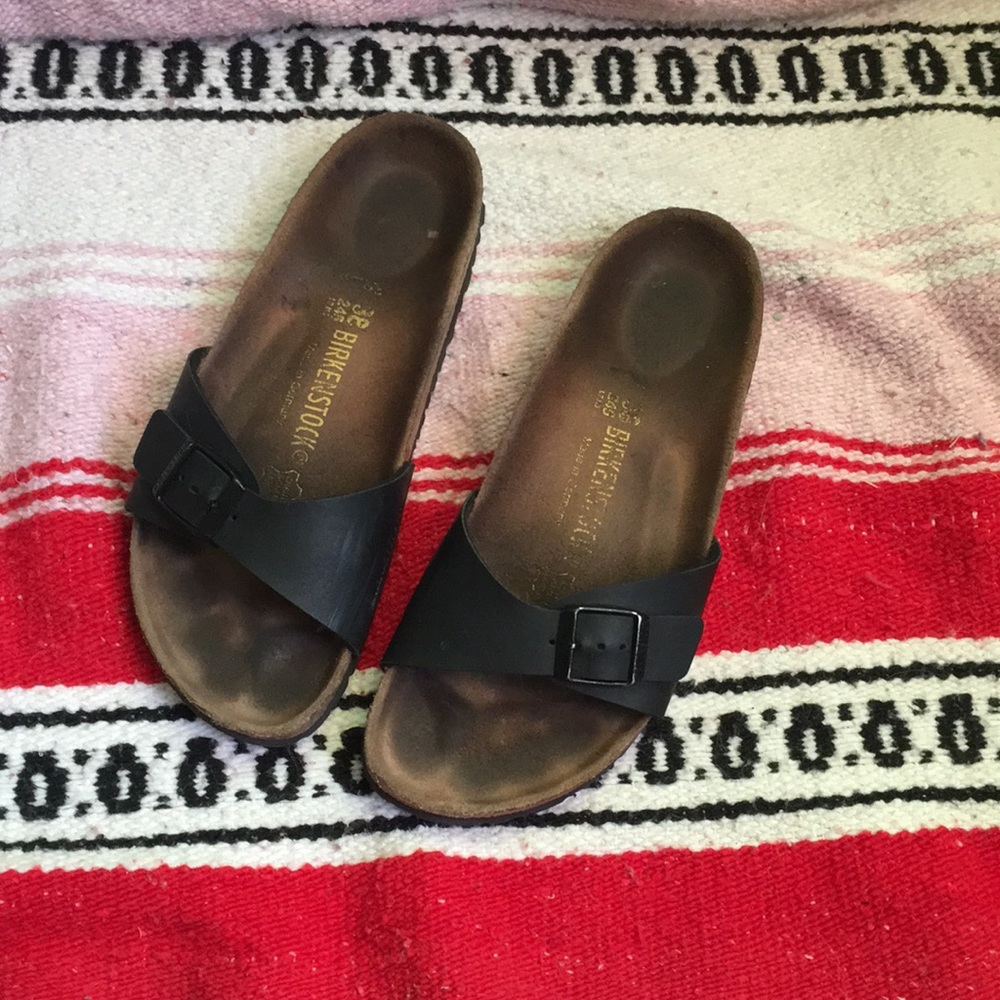 One Strap Madrid Birkenstock Sandals Worn