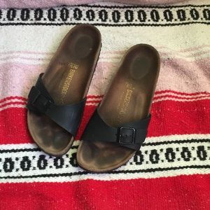 One Strap Madrid Birkenstock Sandals Worn