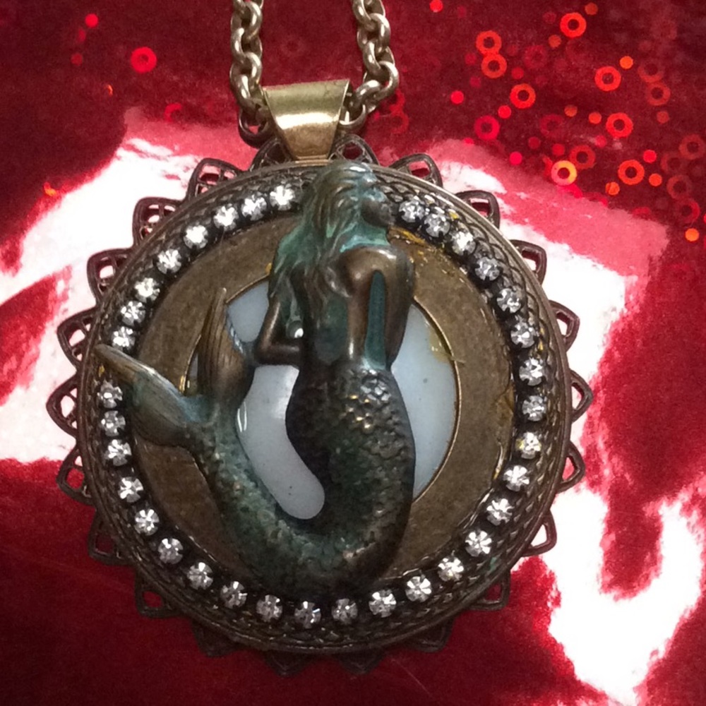 Handmade mermaid necklace