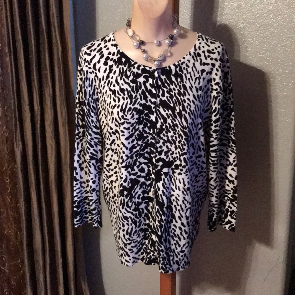 Talbots bottom up Cardigan