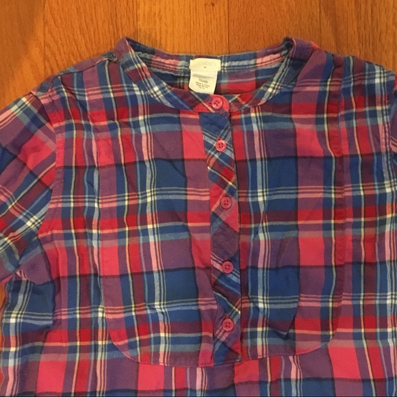 Crewcuts girls size 10 flannel tee - Picture 3 of 5