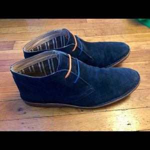 Clark’s Blue Suede Shoes