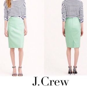 J. Crew mint pencil skirt “The pencil skirt”