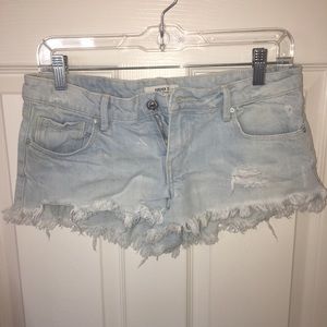 Distressed Forever 21 Denim Shorts