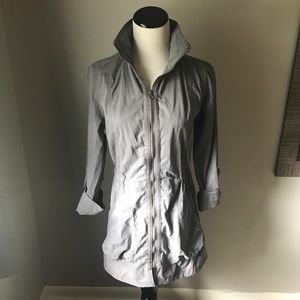 Gray utility coat