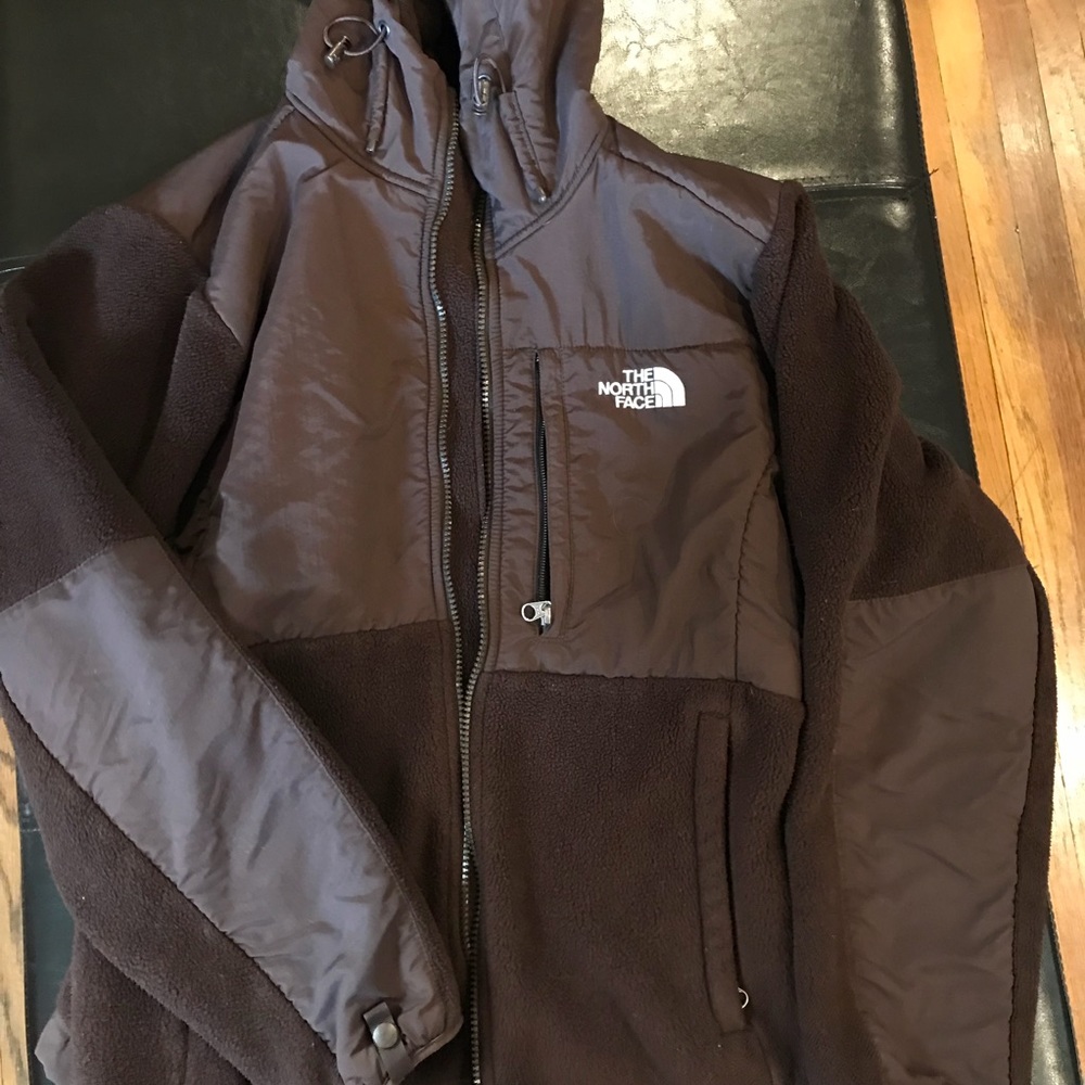North Face Brown Denali jacket/hoodie