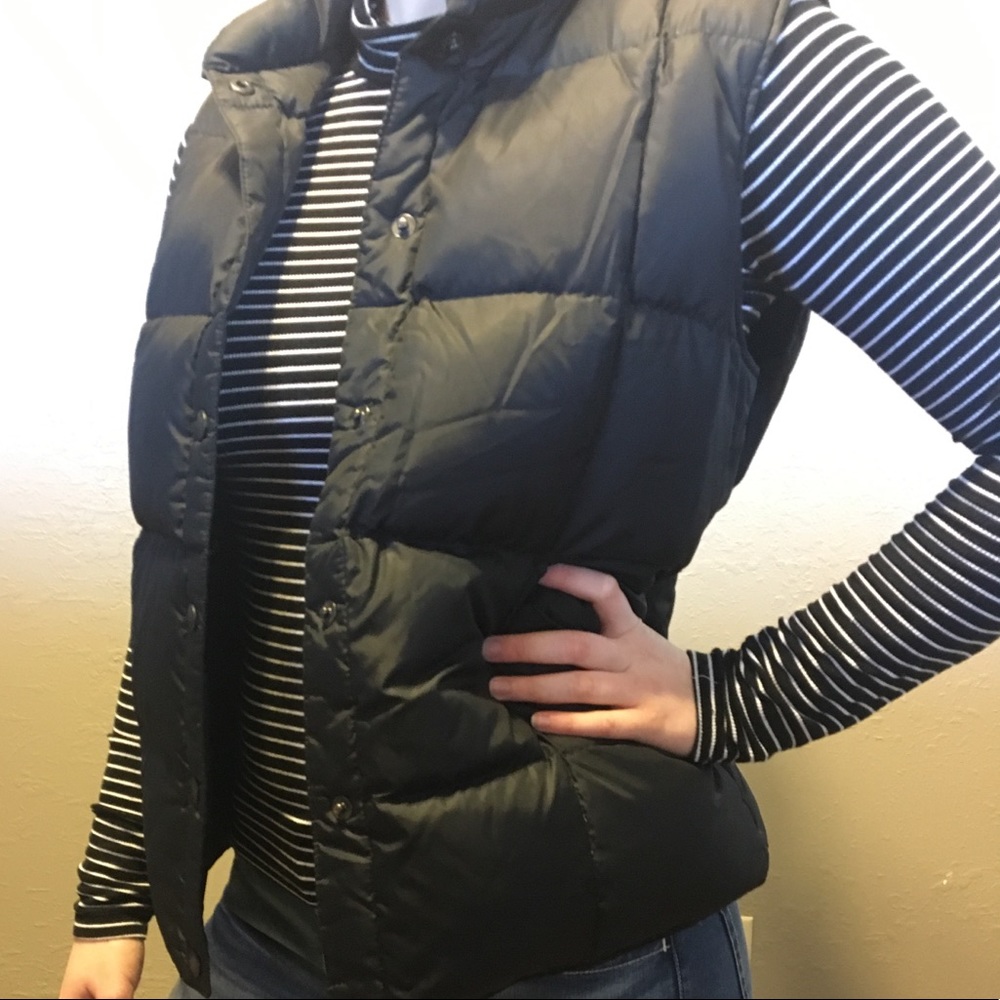 Lands End down vest