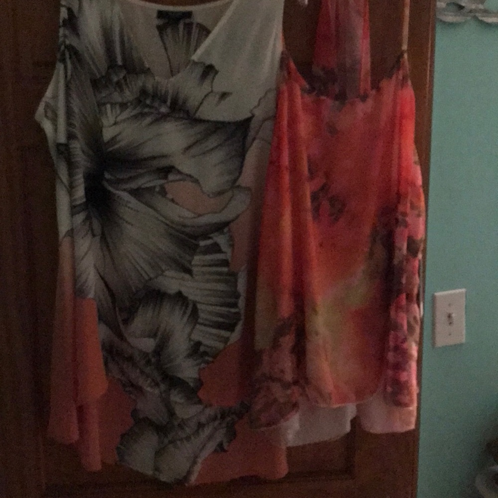 Two shirts one brand new