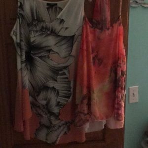 Two shirts one brand new