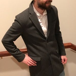 Banana Republic Outlet Gray Wool Men’s Coat