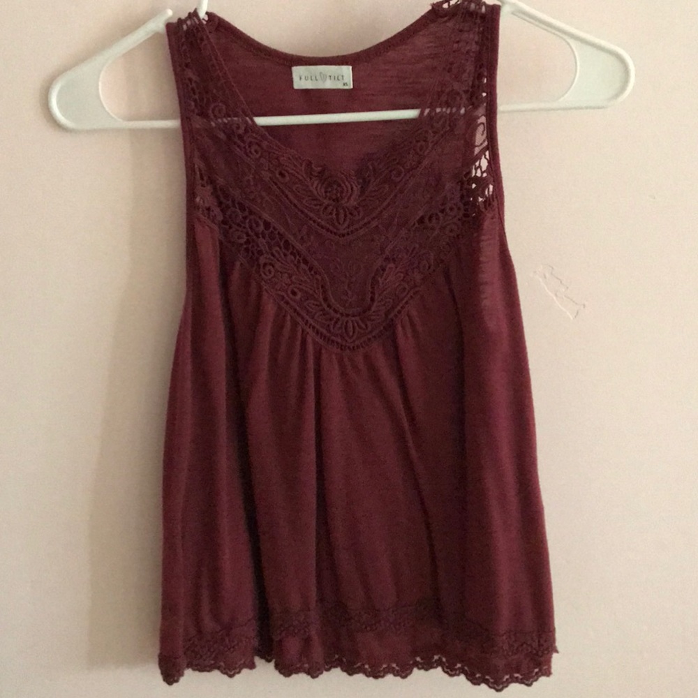 Full Tilt Maroon tank