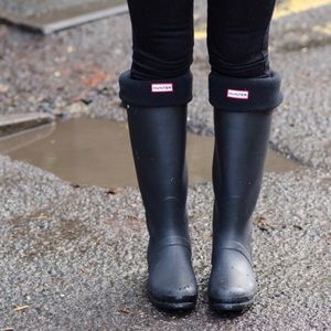 Black Hunter Boot Socks