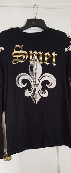 GUC - Smet Black Long Sleeve Tee - Picture 4 of 4