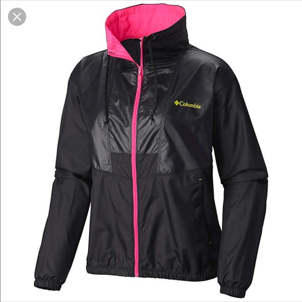 Retro Chic Columbia Windbreaker Jacket!