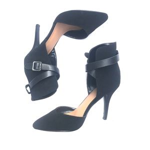 Black Ankle Strap Heels