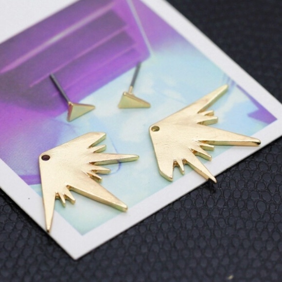 Spike Geometric Earrings - Picture 6 of 6