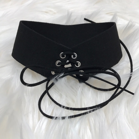 Black- Tan- Fawn Lace up Chocker's - Picture 1 of 5
