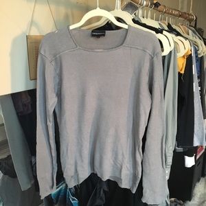 Emporio Armani Grey Chainmail Long Sleeve