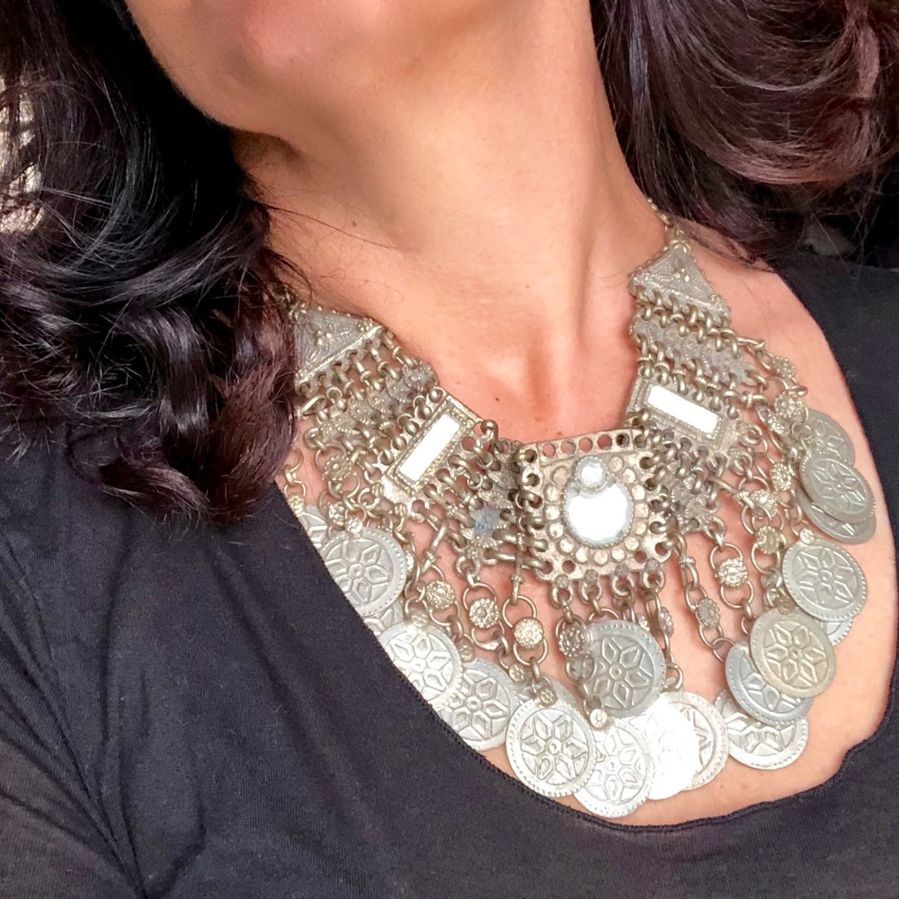 Exotic Vintage Afghan Necklace