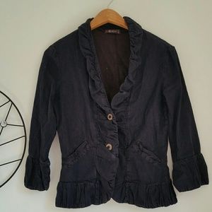 XCVI Ruffle Blazer