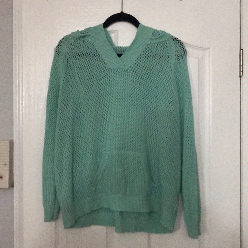 Knit hoodie