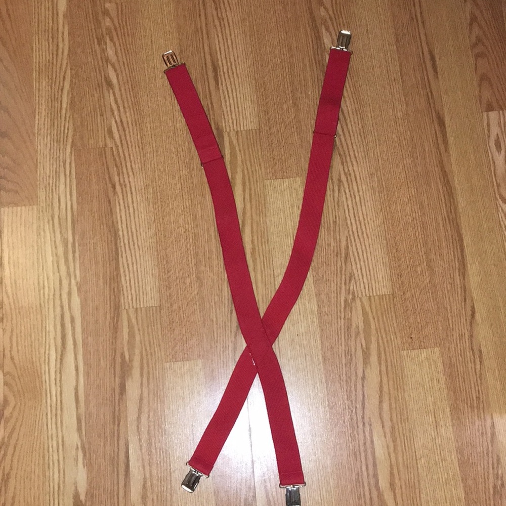 Red suspenders