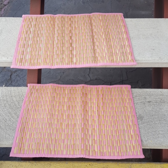 Set of 2 straw place mats - Picture 1 of 1