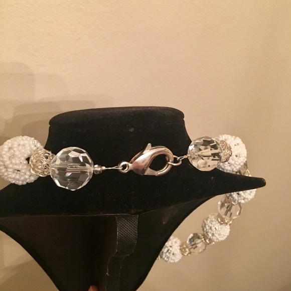 Handmade Beaded Formal Necklace - Picture 3 of 6