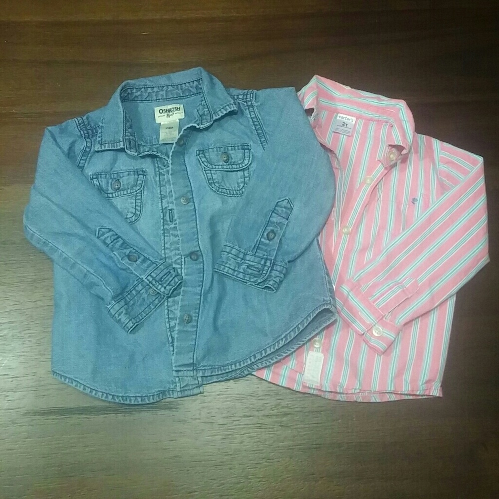 2 button down shirts