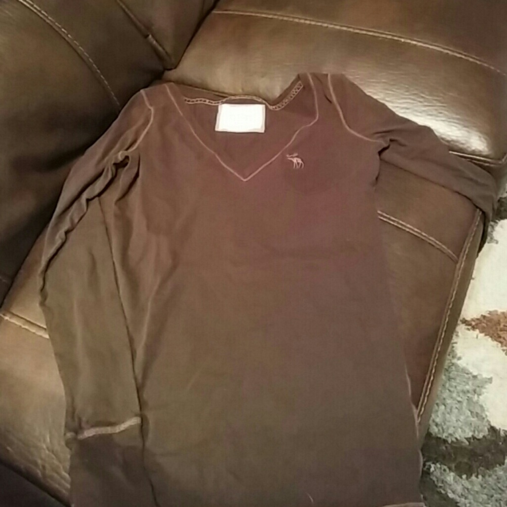 Brown long sleeve t shirt