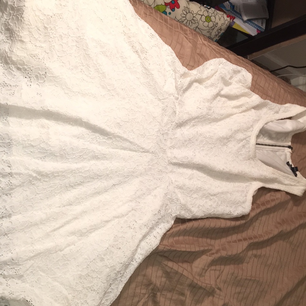 All white Express Dress