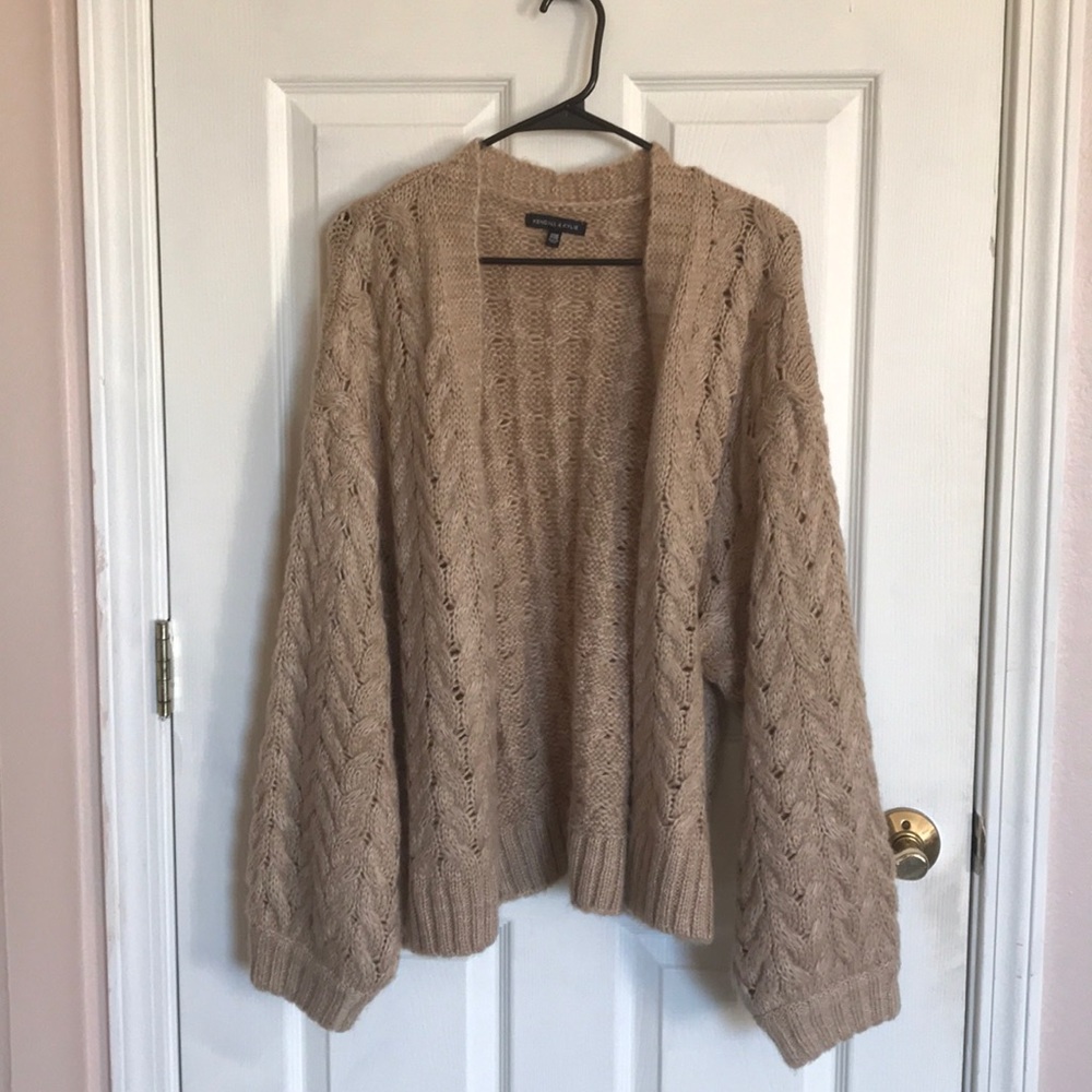 Kendall & Kylie tan sweater