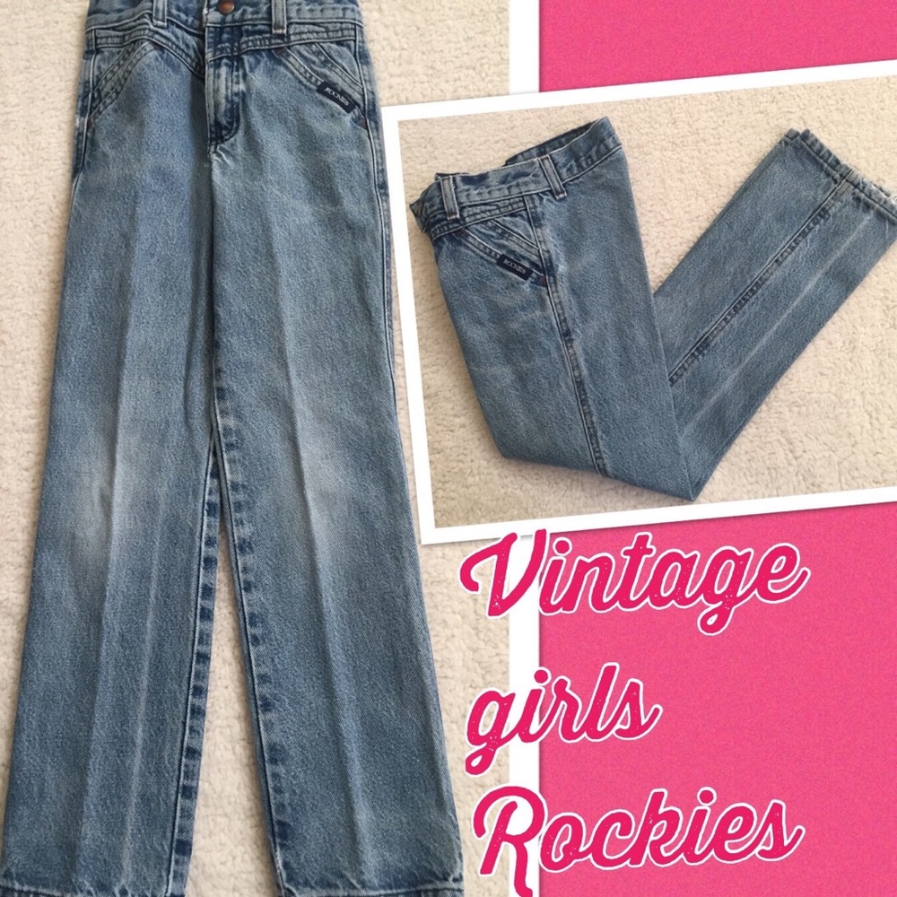 Rockies Girls Jeans Distressed Vantage