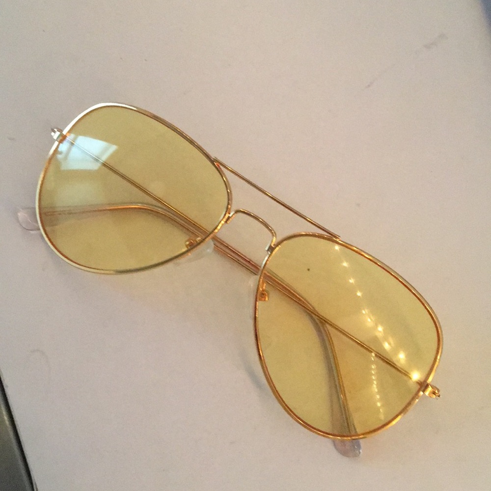 Yellow aviators