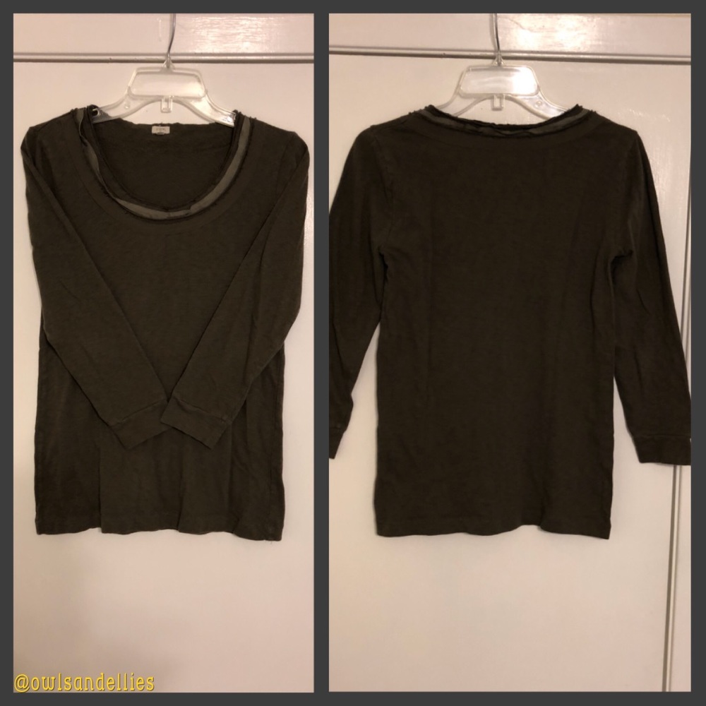 Brown J. Crew Top - Picture 4 of 7