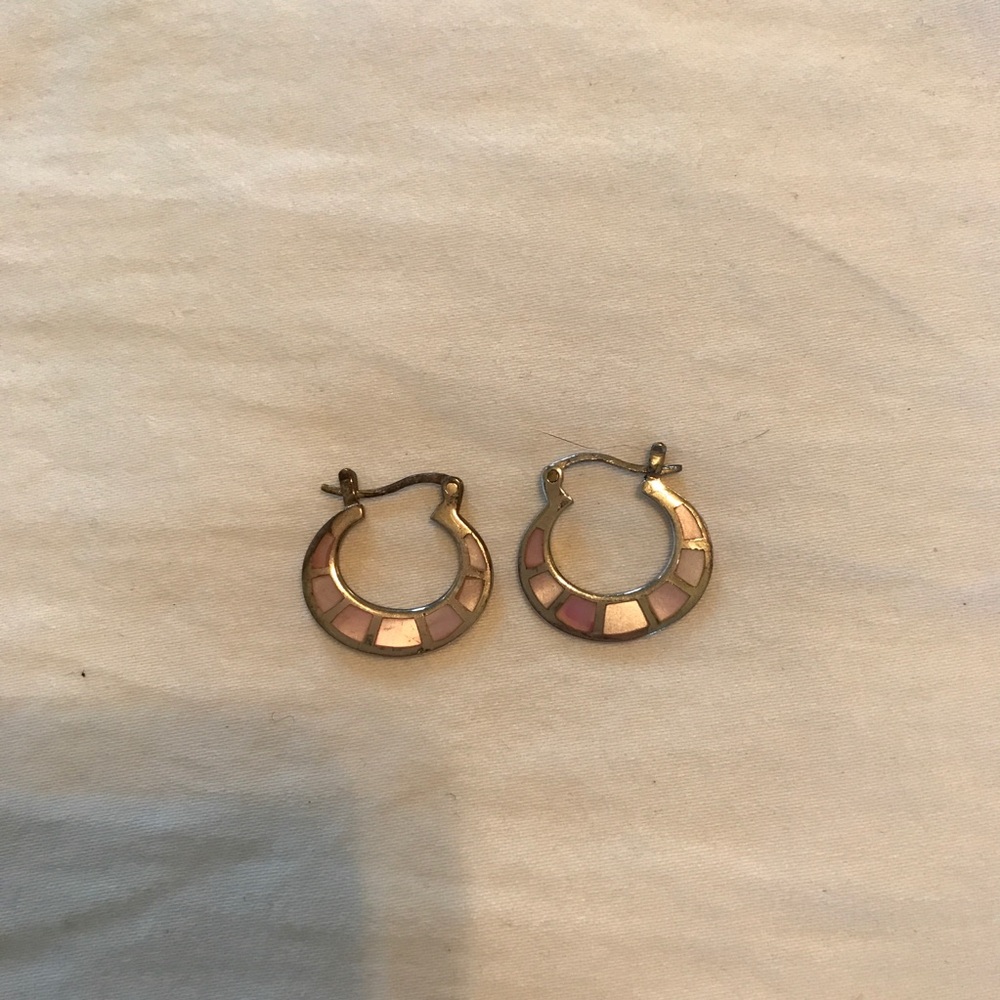 Mini Silver Hoop Earrings