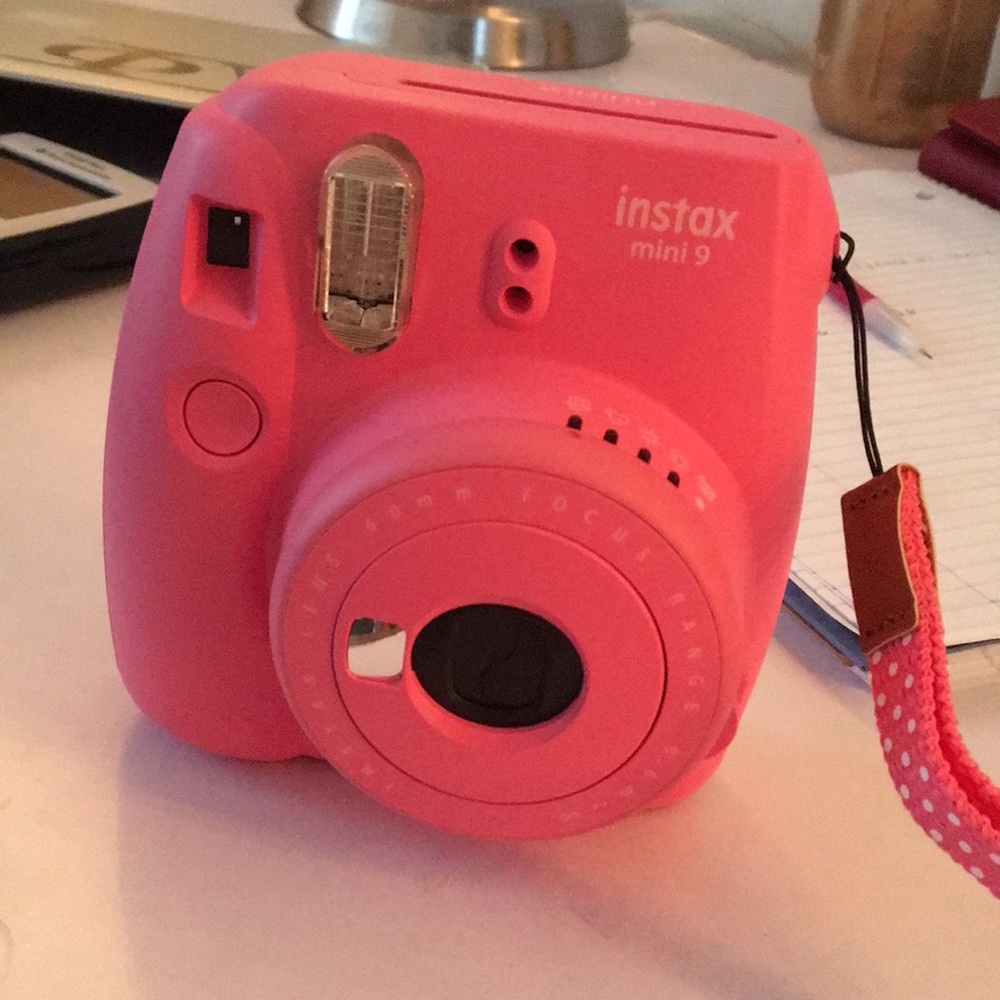 Brand new Polaroid bright pink never used