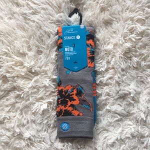 Mens Medium Fusion Moto Stance Socks 758