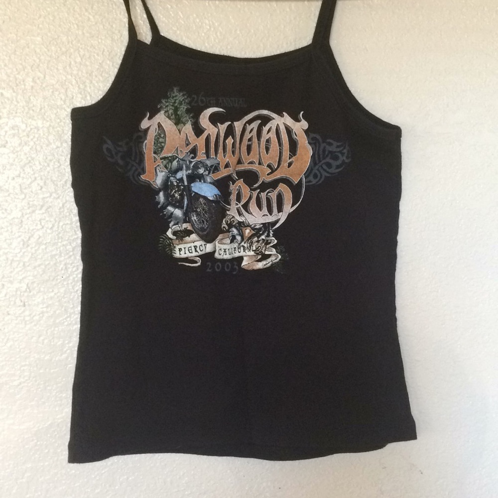 Redwood Run Motorcycle shirt Circa 2003
