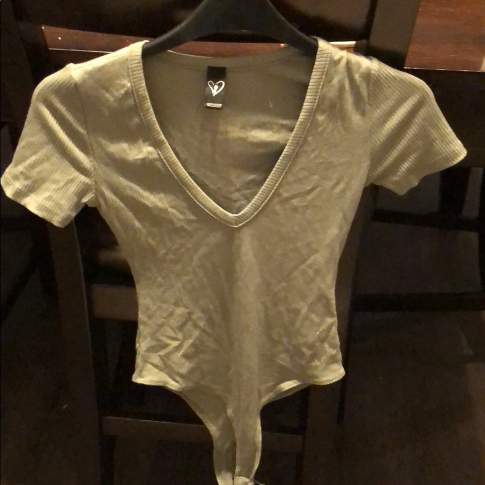 Olive bodysuit