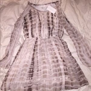 Tye Dye Open Shoulder Dress