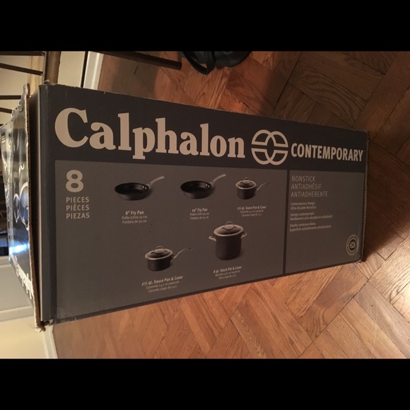 ❗️SOLD❗️Calphalon Contemporary 8 pc nonstick set - Picture 3 of 4