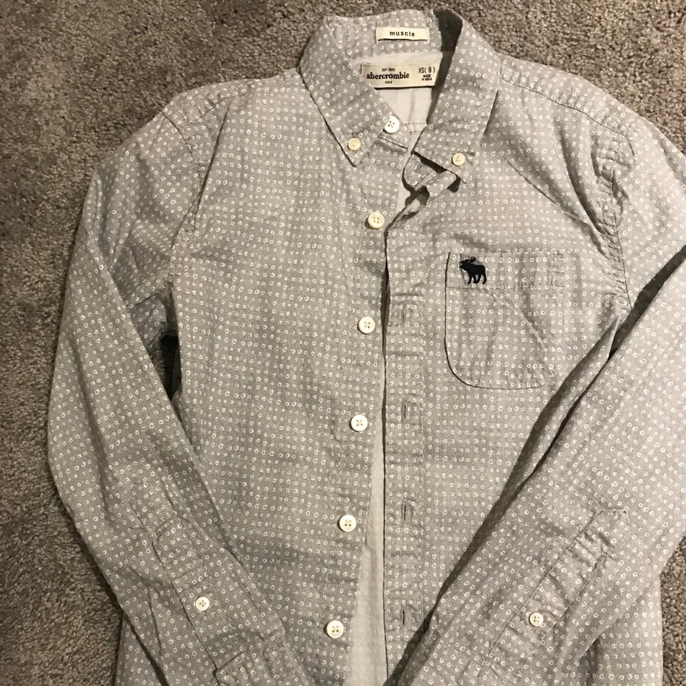 Abercrombie kids button down shirt