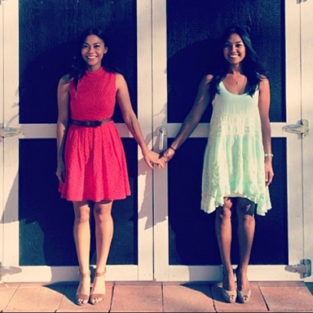Coral Red Dress from Anthropologie