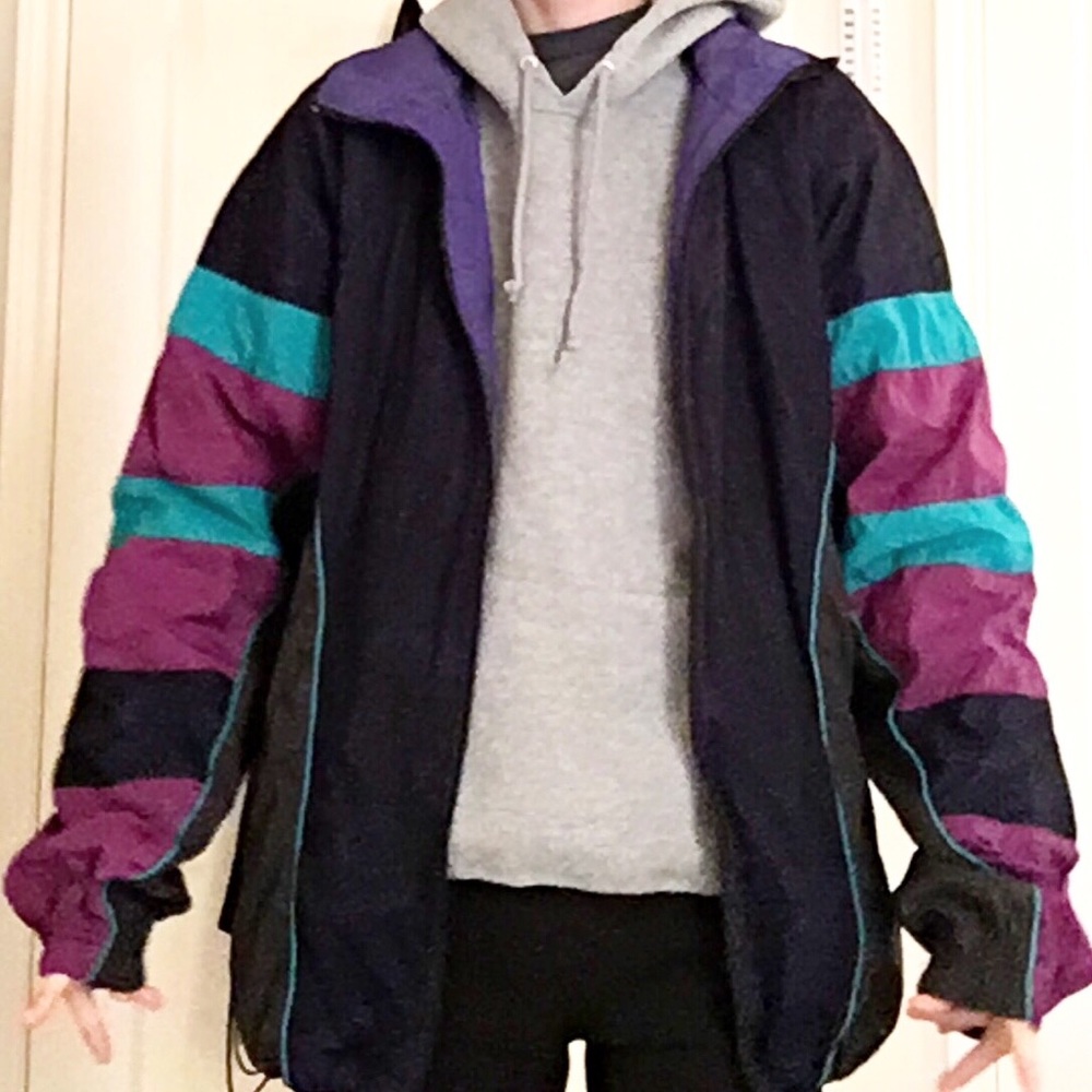 USA Windbreaker Vintage OLYMPICS Mesh Light Jacket