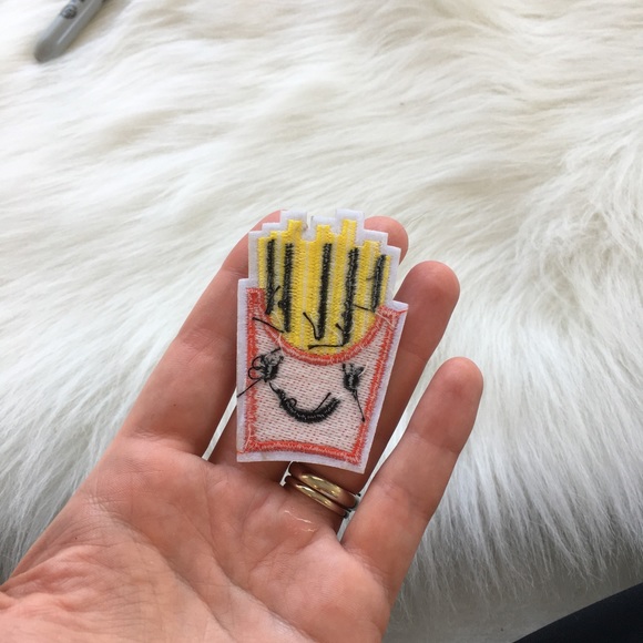 Iron on Patch French Fries Before Guys NWT - Picture 3 of 3